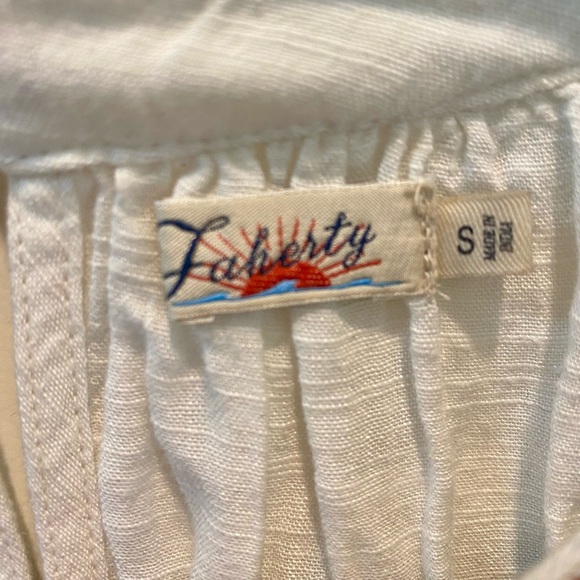 NWOT FAHERTY Arles Embroidered Long Sleeve Women’s Top - Picture 6 of 11